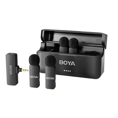 Buy BOYA BY-V4 4 Channel Mini Wireless Microphone For Camera from Vmart in Pakistan