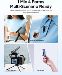 Buy BOYA Magic-01 Transformable Al-Powered Mini Wireless Microphone from Vmart in Pakistan
