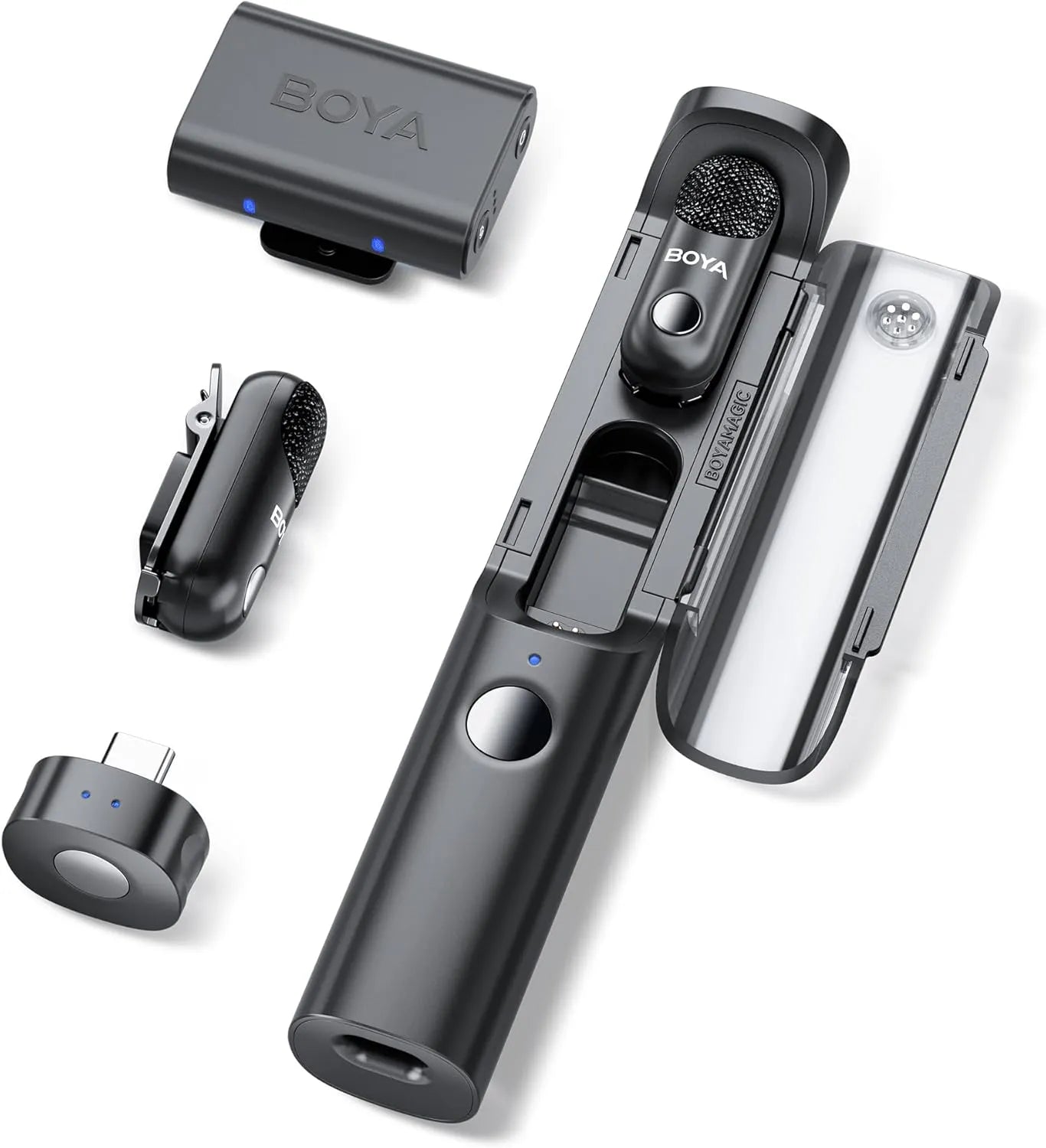Buy BOYA Magic-03 Transformable Al-Powered Mini Wireless Microphone from Vmart in Pakistan