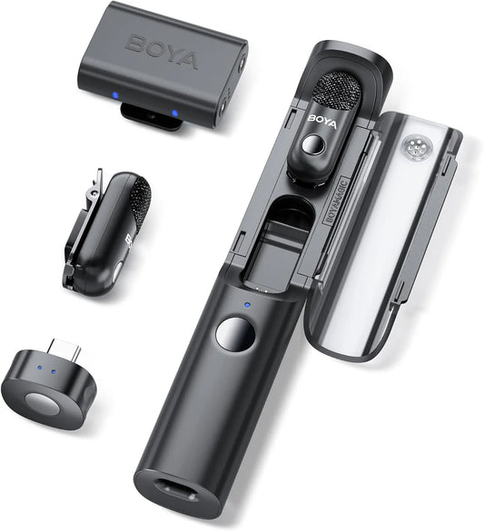 Buy BOYA Magic-03 Transformable Al-Powered Mini Wireless Microphone from Vmart in Pakistan
