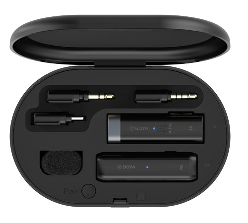 Buy BOYU BY-WM3D 2.4GHz Wireless Microphone for iOS from Vmart in Pakistan
