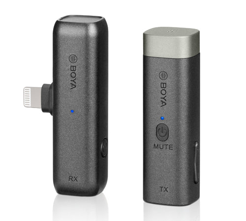 Buy BOYU BY-WM3D 2.4GHz Wireless Microphone for iOS from Vmart in Pakistan