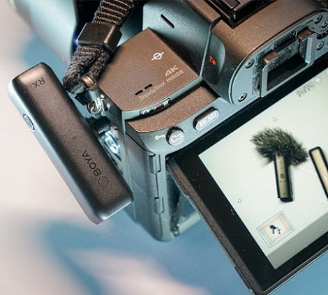 Buy BOYU BY-WM3D 2.4GHz Wireless Microphone for iOS from Vmart in Pakistan