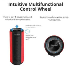 Buy Tronsmart Element T6 Plus Sound Pulse Portable Bluetooth Speakers - Red from Vmart in Pakistan