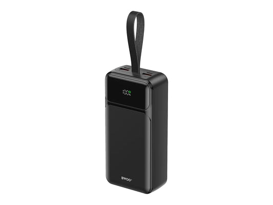 Buy BWOO 30000mAh Power Bank 65W LED Display Black from Vmart in Pakistan