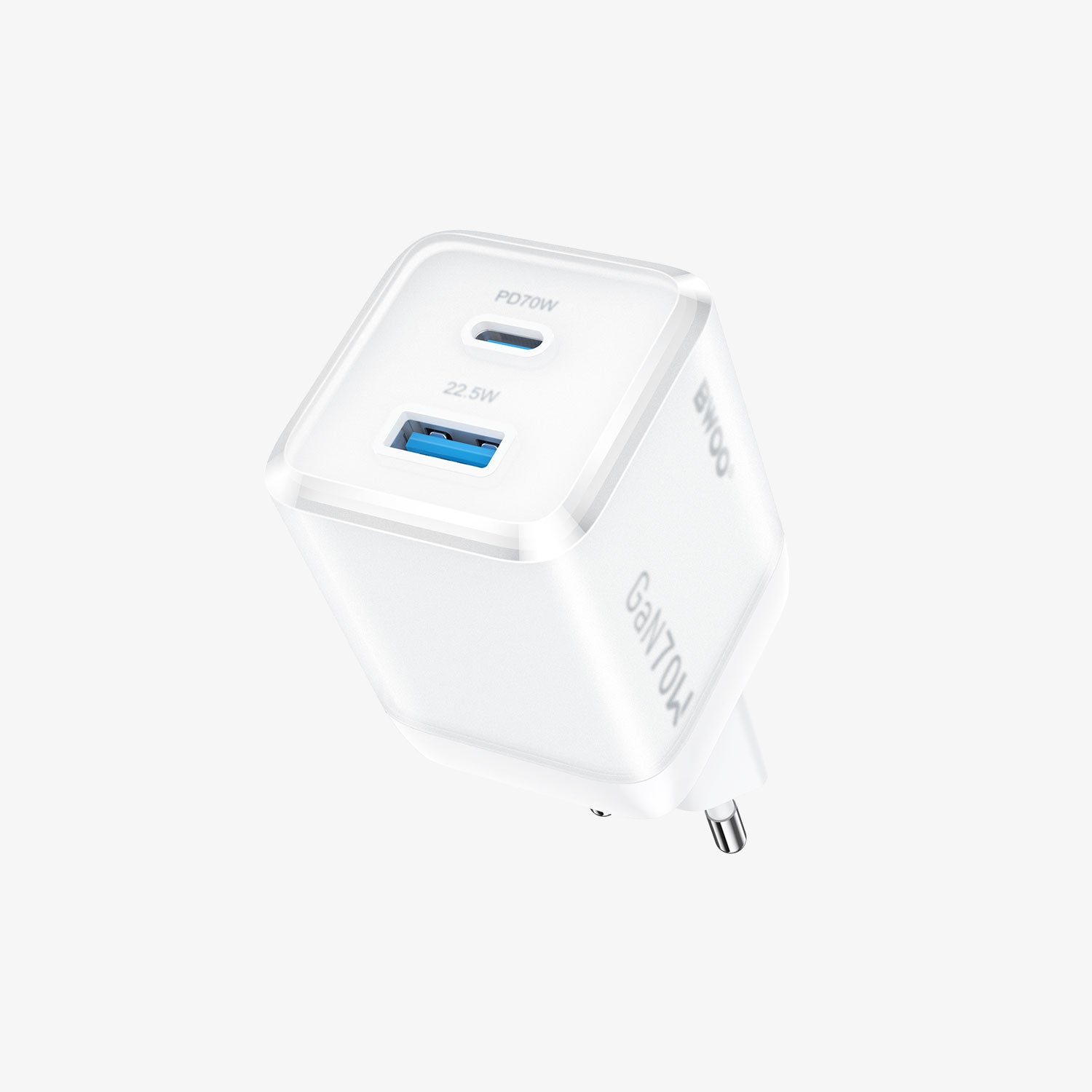 Buy BWOO 70W USB-C Dual ports GaN Charger from Vmart in Pakistan