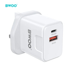 Buy BWOO PD 20W+QC 18W Charging Kit With 65W Type-C To Type-C Data Cable from Vmart in Pakistan
