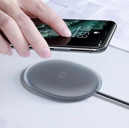 Buy Baseus 15W Jelly Wireless Charger - Black from Vmart in Pakistan