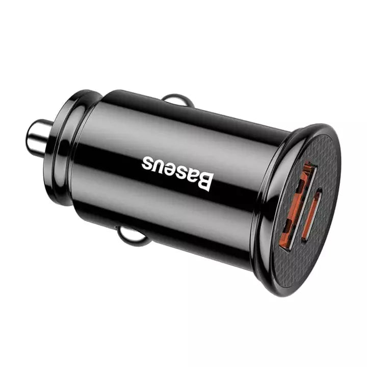 Buy Baseus 30w Car Charger With USB + Type C Port from Vmart in Pakistan