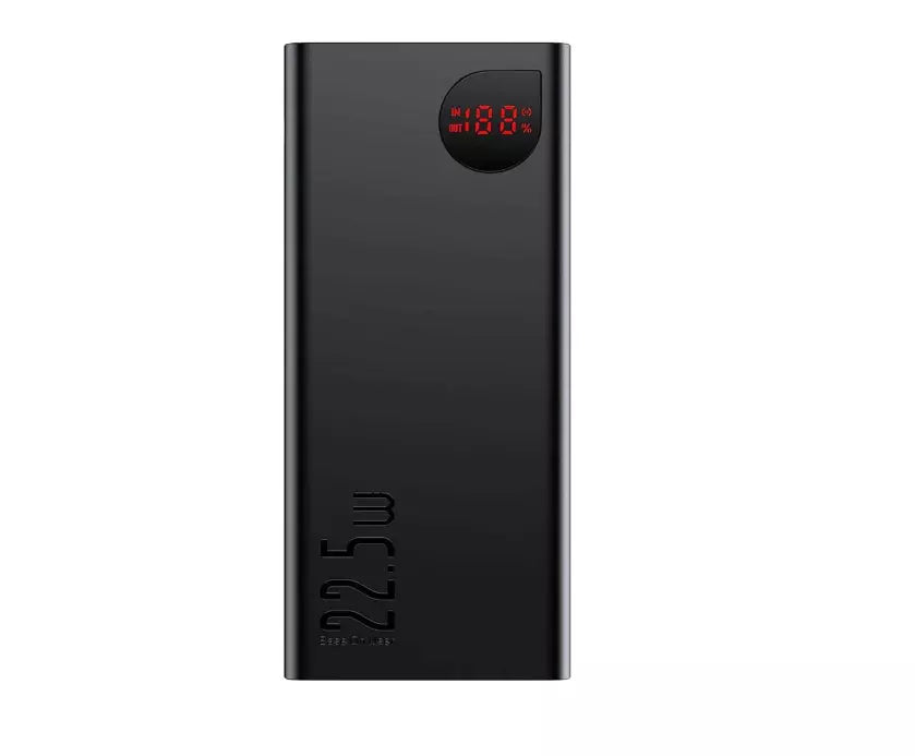 Buy Baseus Adaman Digital Display Quick Charge Power Bank 40000mAh 22.5W Black from Vmart in Pakistan