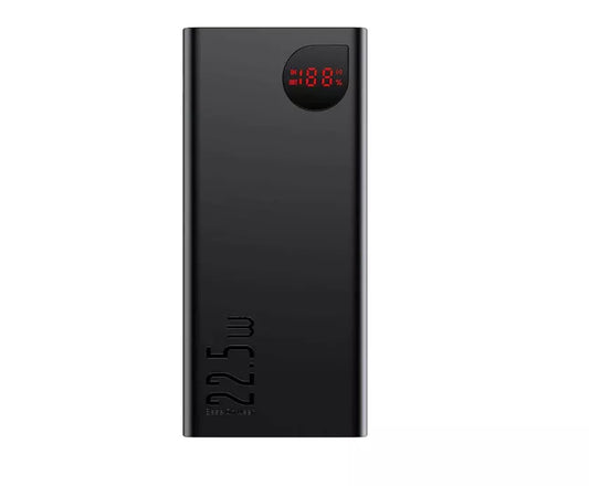 Buy Baseus Adaman Digital Display Quick Charge Power Bank 40000mAh 22.5W Black from Vmart in Pakistan