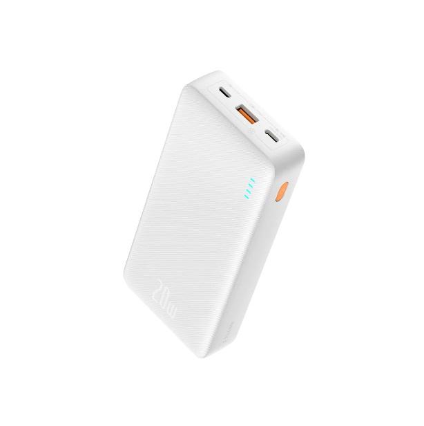 Buy Baseus Airpow Power Bank 20W 20000mAh - White from Vmart in Pakistan