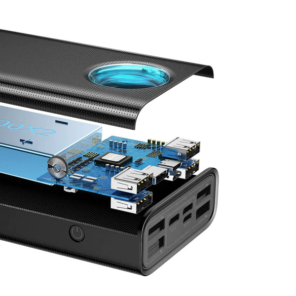 Buy Baseus Amblight Power Bank 65W 30000mAh - Black from Vmart in Pakistan