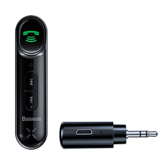Buy Baseus BSBA-02 (Overseas Edition) Bluetooth AUX Transmitter Black from Vmart in Pakistan