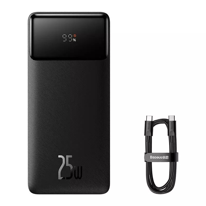 Buy Baseus Bipow Digital Display Fast charge Power Bank 20000mAh 25W Black from Vmart in Pakistan