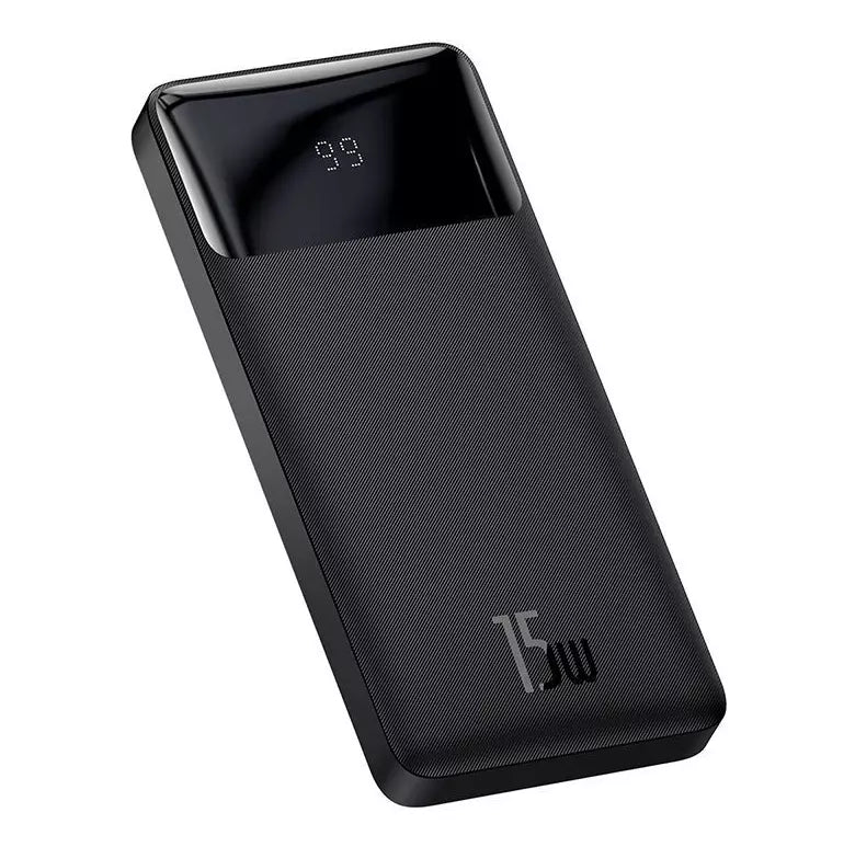 Buy Baseus Bipow Digital Display Power Bank 10000mAh 15W Black from Vmart in Pakistan