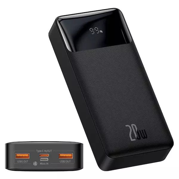 Buy Baseus Bipow Digital Display Power Bank 20000mAh 20W Black from Vmart in Pakistan