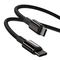 Buy Baseus Tungsten Gold Type-C to Type-C Cable PD 2.0 100W 2m Black from Vmart in Pakistan