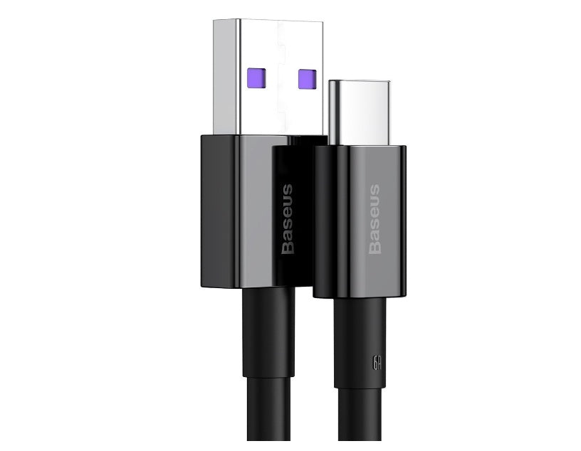 Buy Baseus Superior Series Cable USB A to USB-C 66W 1m - Black from Vmart in Pakistan