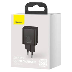 Buy Baseus Super Si Quick Charger 1C 30W - Black from Vmart in Pakistan