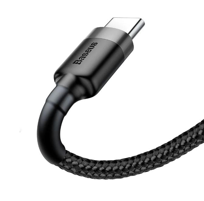 Buy Baseus Cafule Cable USB For Type C 3A 1m Black from Vmart in Pakistan