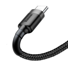 Buy Baseus Cafule Cable USB For Type C 2A 3m Black from Vmart in Pakistan