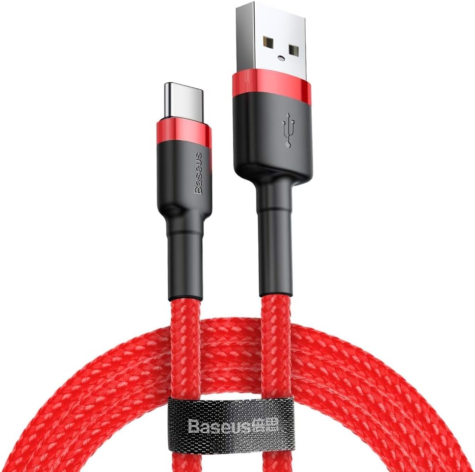 Buy Baseus Cafule Cable USB For Type C 3A 1m Red from Vmart in Pakistan