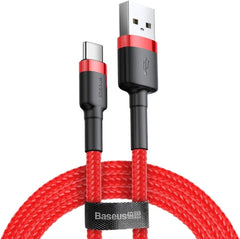 Buy Baseus Cafule Cable USB For Type C 3A 1m Red from Vmart in Pakistan