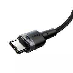 Buy Baseus Cafule PD2.0 100W Flash Charging USB Type-C Cable 20V 5A 2m Gray/Black from Vmart in Pakistan