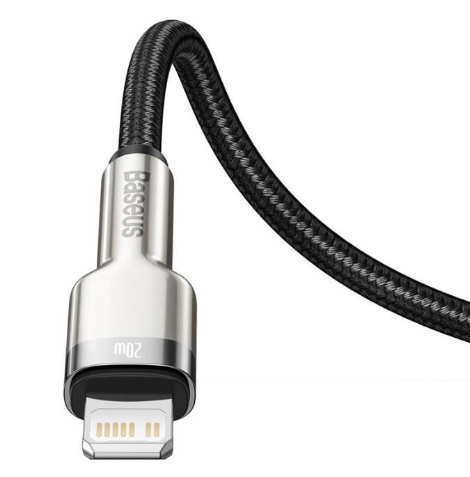 Buy Baseus Cafule Series Metal Data Cable Type-C to iP 20W 2m - White from Vmart in Pakistan