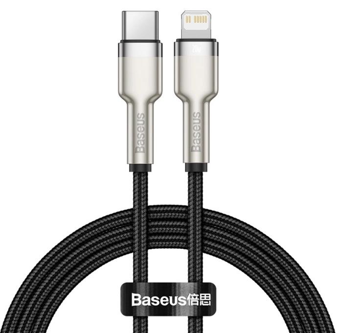Buy Baseus Cafule Series Metal Data Cable Type-C to iP 20W 2m Black from Vmart in Pakistan