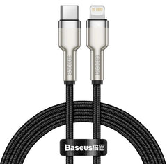 Buy Baseus Cafule Series Metal Data Cable Type-C to iP 20W 2m Black from Vmart in Pakistan