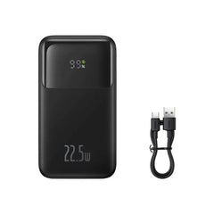 Buy Baseus Comet Series Dual Cable Digital Display Fast Charge Power Bank 10000mAh 22.5W from Vmart in Pakistan