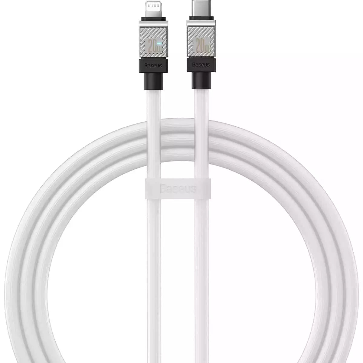 Buy Baseus CoolPlay Series Fast Charging Cable Type-C to iPhone 20W 1m White from Vmart in Pakistan