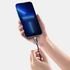 Buy Baseus Crystal Shine Series Fast Charging Data Cable Type-C to iPhone 20W 1.2m Black from Vmart in Pakistan