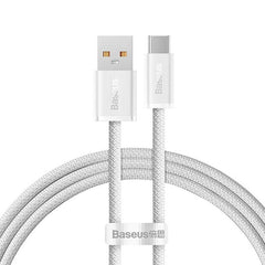 Buy Baseus Dynamic Fast Charging USB to Type C 100w Cable 1m White from Vmart in Pakistan