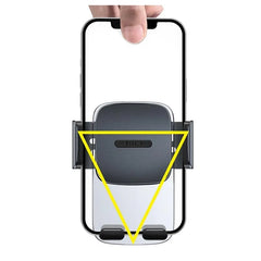 Buy Baseus Easy Control Clamp Car Mount Holder (Air Outlet Version) Black from Vmart in Pakistan