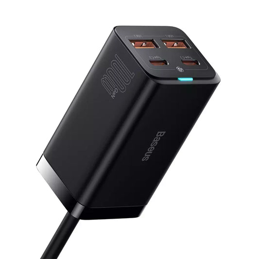 Buy Baseus GaN3 Pro Desktop Fast Charger 2U 2C 100W CN Black from Vmart in Pakistan