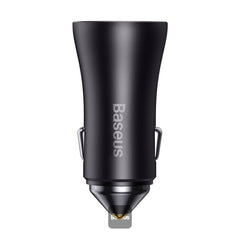 Buy Baseus Golden Contactor Pro Dual USB-C 40W Car Charger Gray from Vmart in Pakistan