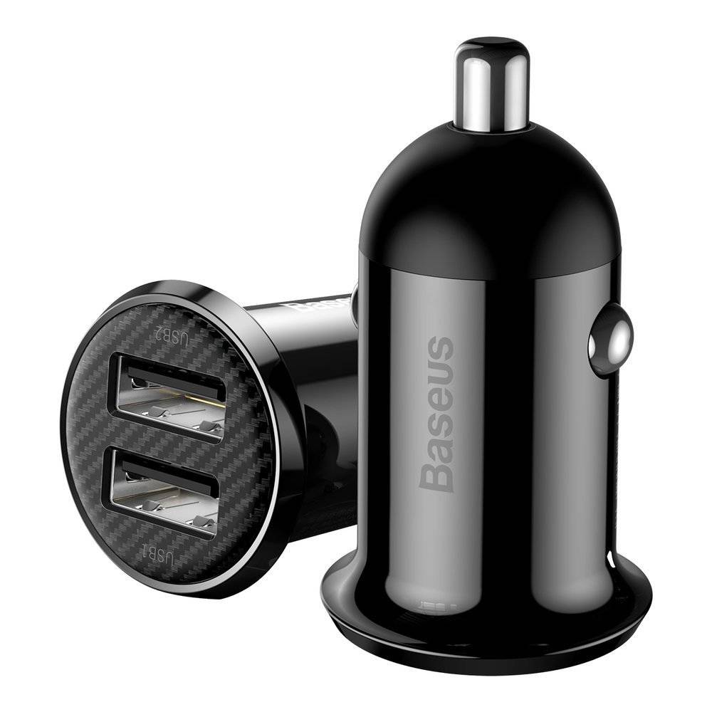 Buy Baseus Grain Pro 4.8A Car Charger with Dual USB from Vmart in Pakistan