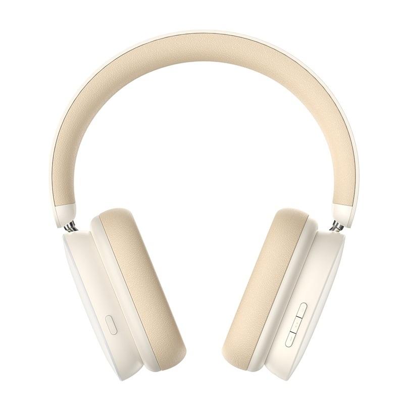 Buy Baseus H1 Hybrid 40dB ANC Wireless Headphones - Creamy White from Vmart in Pakistan