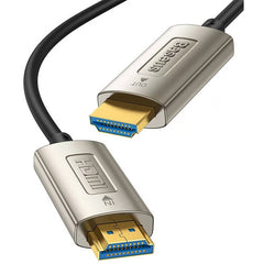 Buy Baseus High Definition Series Optic Fiber HDMI to HDMI 4K Adapter Cable 15m Black from Vmart in Pakistan