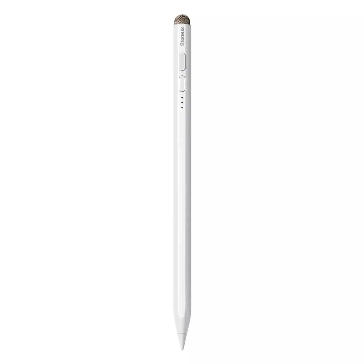 Buy Baseus LED Indicators Smooth Capacitive Writing Stylus Active + Passive Version - White from Vmart in Pakistan