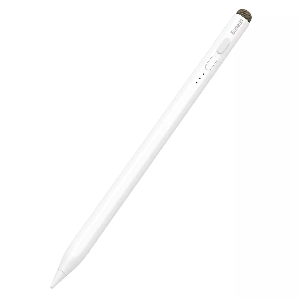 Buy Baseus LED Indicators Smooth Capacitive Writing Stylus Active + Passive Version - White from Vmart in Pakistan
