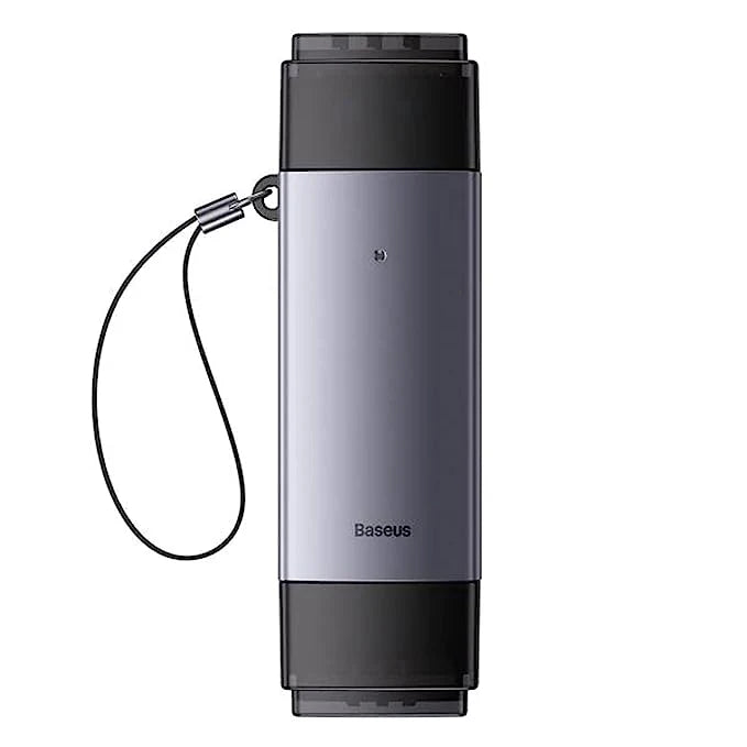 Buy Baseus Lite Series USB-A & Type-C to SD/TF Card Reader Grey from Vmart in Pakistan