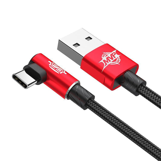 Buy Baseus MVP Elbow Cable USB Type-C 2A 2m Red from Vmart in Pakistan