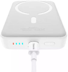 Buy Baseus Magnetic Mini Air Powerbank 10000mAh 20W - White from Vmart in Pakistan