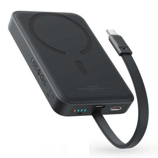 Buy Baseus Magnetic Mini Wireless Fast Charge Power Bank Type-C Edition 10000mAh 30W Black from Vmart in Pakistan