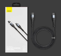 Buy Baseus Magnetic Type C To Type C 100W Fast Charging Data Cable 1.5m from Vmart in Pakistan