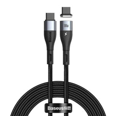 Buy Baseus Magnetic Type C To Type C 100W Fast Charging Data Cable 1.5m from Vmart in Pakistan